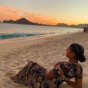 Pretty Little Thing mesh maxi dress